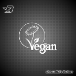 Vegan Symbol Sticker